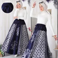 Rok cap bawahan wanita By SVJ Rok Sogan Batik Klasik Rok Payung