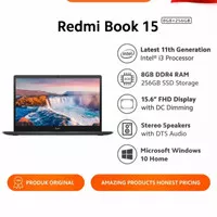 XIAOMI Redmi Book 15 Ram 8GB+256GB Layar 15.6 inch FHD Core i3