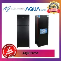 KULKAS AQUA AQR-D251DS / AQRD251DS / AQR D251 DS , KULKAS 2 PINTU