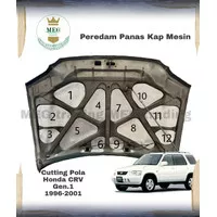 Peredam Panas Kap Mesin Honda CRV Gen.1 1996-2001 / Cutting Pola CRV