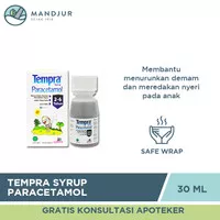 Tempra Syrup 30 mL - Pereda Demam dan Nyeri Khusus Anak-anak