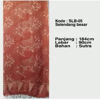 Selendang Sutra Batik Ukuran Besar - 184x90