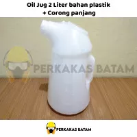 Plastic Oil Jug 2 Liter Tempat Oli Besar Oil Measuring Jug Botol Oli