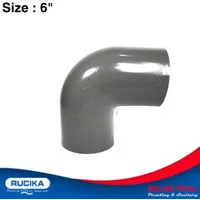 Knee PVC AW 6 Inch Elbow 6" Rucika