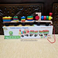 colour shapes wooden train / color shape train / mainan edukasi