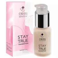 Caring Colours Stay True Foundation - Foundation Cair Caring 30ml - 01 Soft Vanilla