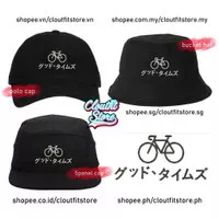 Topi Bordir Sepeda Japan Jepang Road Bike Snapback 5 Panel Baseball