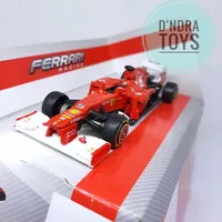 Diecast Miniatur Mobil Sport F1 Ferrari Racing F14T Bburago 1:43