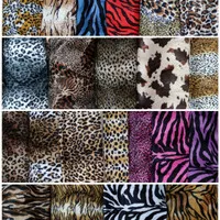 Kain bulu motif hewan 16motif / kain macan / kain sofa meteran