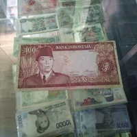 uang kuno 100 rupiah soekarno 1960 asli