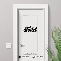 Hiasan Dinding AKRILIK - TOILET T05 - Wall Decor Letter Sign - 32x14cm