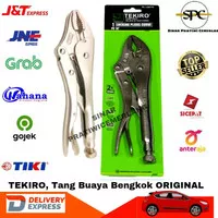 TEKIRO Tang Buaya Bengkok 10 Locking Grip Pliers Curved PL-LG0770