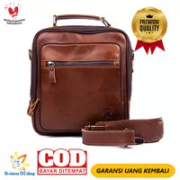 Tas Selempang Kulit Asli Pria Premium Quality BONATURE GENUIINE