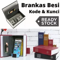 Brankas Mini - Brangkas Buku - Brankas Tahan Api - Celengan Model Buku