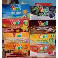 Yupi bear /star /mango /berri bonz/choco glee eceran 500