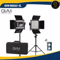 GVM 560-AS-2L Light Bi-Color Video 2 Light APP Remote Control