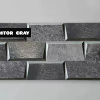 Keramik Batu alam 20 x 40 Batu tempel grey