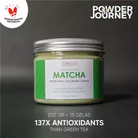Bubuk Minuman MATCHA by Powder Journey | Premium+ Grade | 200gr