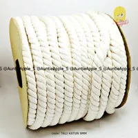 TALI TAMBANG KATUN 8MM/TALI TAS SERUT/DIY AKSESORIS/TALI DEKORASI