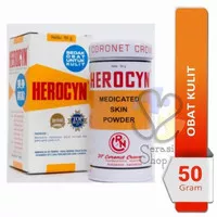 Bedak Herocyn 50gr / Bedak Herosin anti gatal / Herocin 50 gr