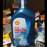 Oli Shell Helix HX7 Plus 5w 40 1 liter oli mobil bensin & diesel HX 7