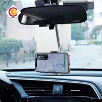 Holder HP Mobil jepit kaca spion tengah handphone holder car rearview