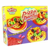 Fun-Doh Chef - Pizza Party - Mainan Edukasi Anak Lilin Fun Doh