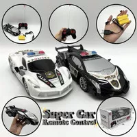 Mainan Anak Cowok Mobil RC Remote R/C Polisi Police Super Car 699-245A