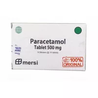 Paracetamol Tablet 500 mg Mersi isi 10 tablet