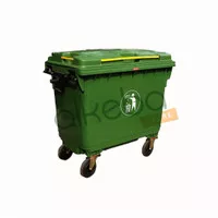 Dust Bin 660 Liter / Bak sampah Besar garbin / tempat sampah gerobak