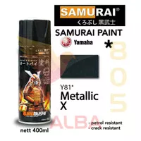 Samurai Paint Y81* Metalik X/hitam metalik/cat semprot/pylox/pilox