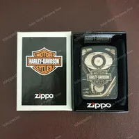 Zippo Harley Davidson 49468 - Zippo Black Crackle HD 49468