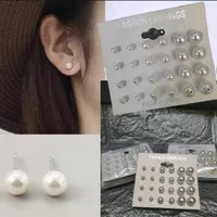 Anting Mutiara Korea Pearl Earrings Anting tusuk giwang mutiara Korea