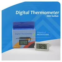 Thermometer Digital Kulkas Vaksin Sensor Alat Ukur Suhu - Hitam