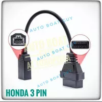 Adaptor Port OBD 2 untuk Motor Yamaha Honda Suzuki Kawasaki - HONDA 4 PIN