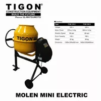 TIGON Mesin Pengaduk Semen Molen Concrete Mixer 120 Liter PROMO