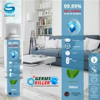 KILL GERMS Multipurpose Air Disinfectant spray Aerosol 500 Anti Virus