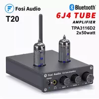 FOSI AUDIO T20 Bluetooth 5.0 Tube Amplifier Stereo Audio 50w TPA3116D2