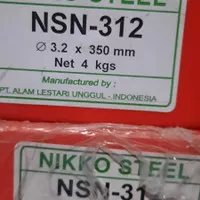 kawat Las NIKKO STEEL NSN-312 Diameter 3.2mm-AWS E312-16