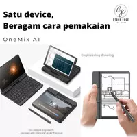 Laptop Mini 7" OneMix A1 Ram 8GB 256/512GB M3-8100Y Tablet Mode Win10