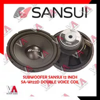 Subwoofer Sansui SA-W122D 12 Inch Double Voice Coil 1000Watt Max Power