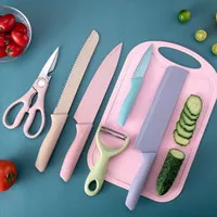 Knife Set Pastel Pisau Set Pastel