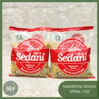 SEDANI PASTA MAKARONI MACARONI SEDANI SPIRAL 1 KG