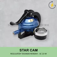 STAR CAM Regulator Gas LPG Tekanan Rendah SC-23M dengan Meter