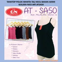 Tanktop Polos Wanita / Tank top Tali Kecil Golden Nick art.ATSA50