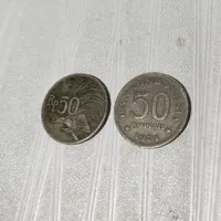 Uang Logam Rp. 50,- Thn. 1971
