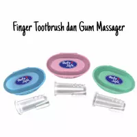 Baby Safe Finger Toothbrush Gum Massager (Sikat Jari)