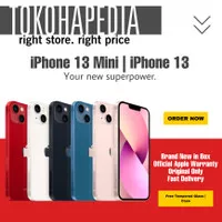 New iPhone 13 128 / 256 / 512 Starlight, Midnight, Blue, Pink, Red