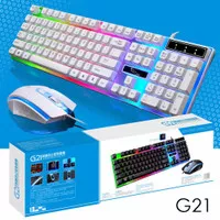 KEYBOARD GAMING + MOUSE GAMING USB COMBO / 1 Set Keyboard Mouse