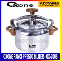 OXONE ALUMINIUM PRESSURE COOKER OX-2008/ PANCI PRESTO OXONE 8 LITER